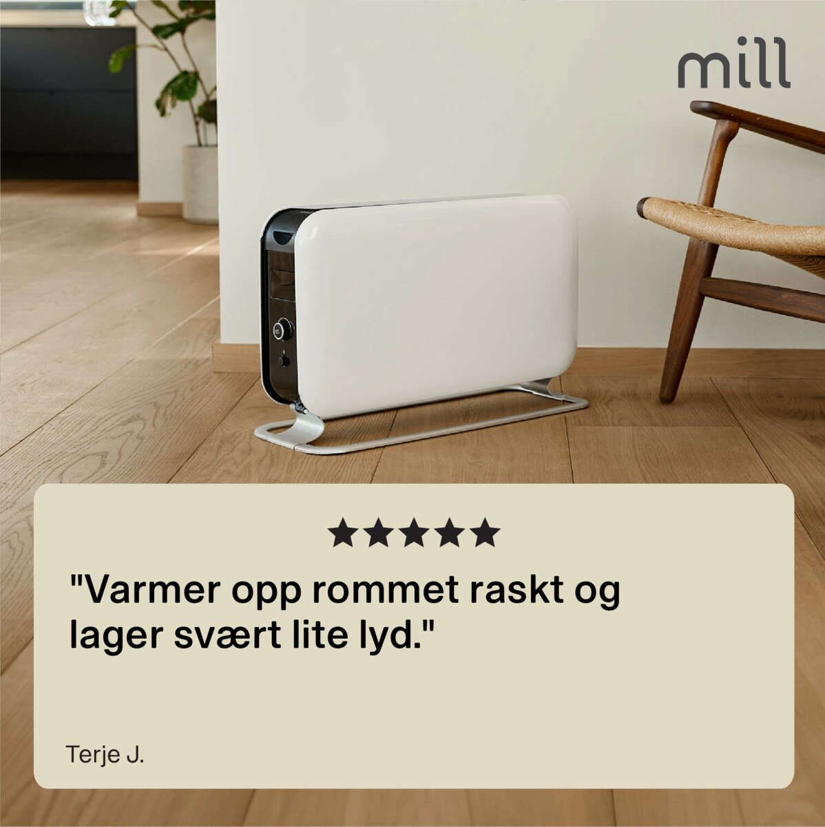 Mill Instant Max gulvovn LED