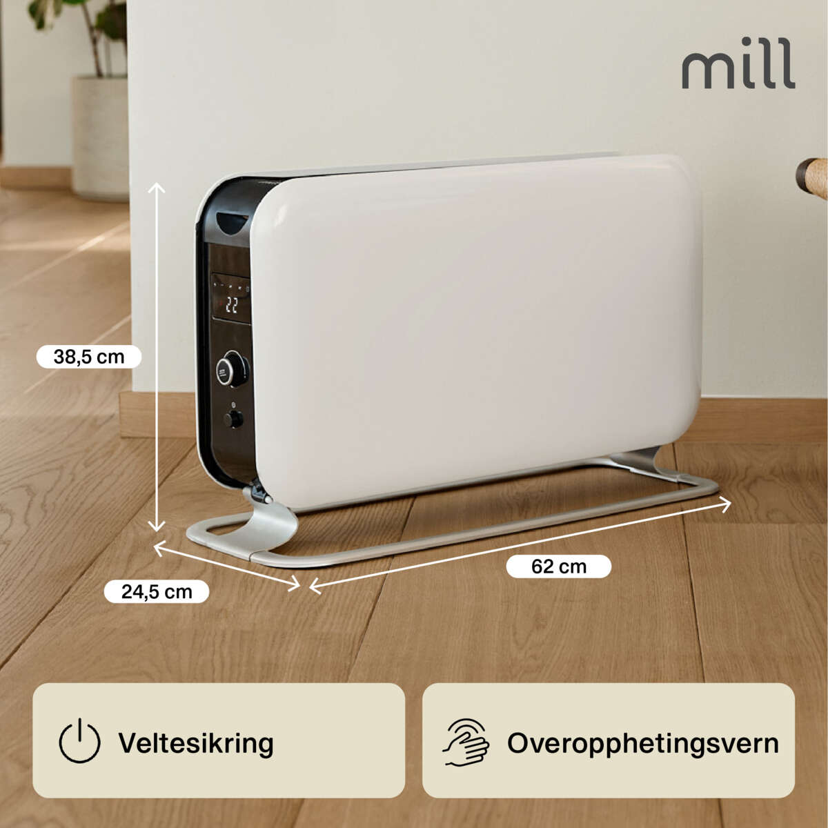 Mill Instant Max gulvovn LED
