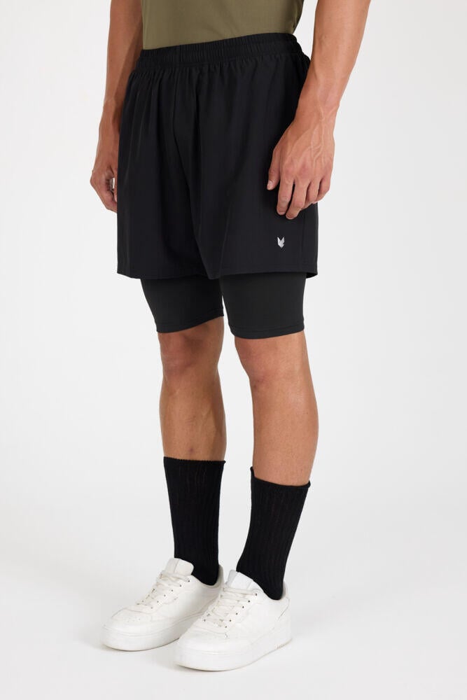 Northpeak Martin 2-i-1 treningsshorts herre