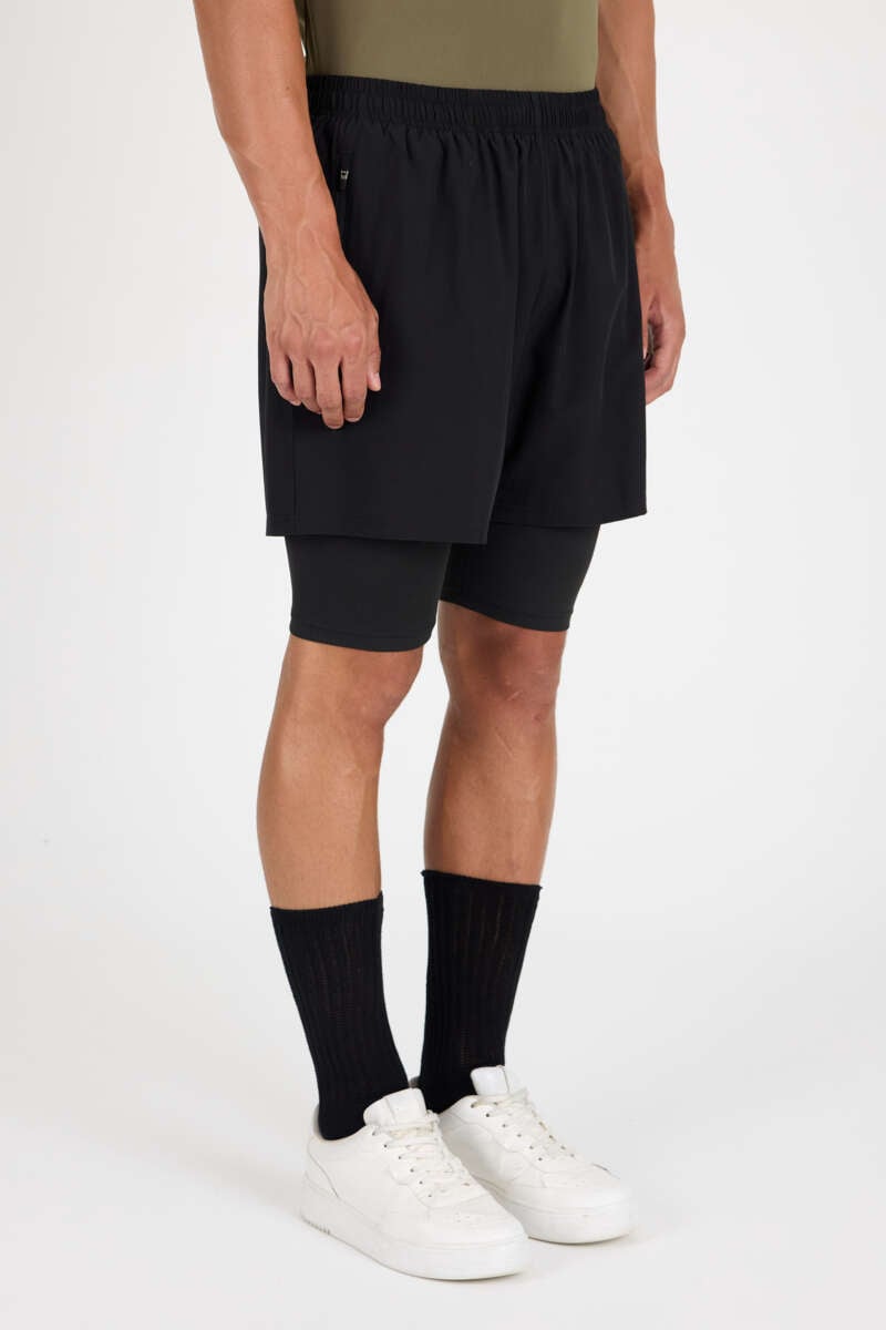 Northpeak Martin 3 2-i-1 treningsshorts herre