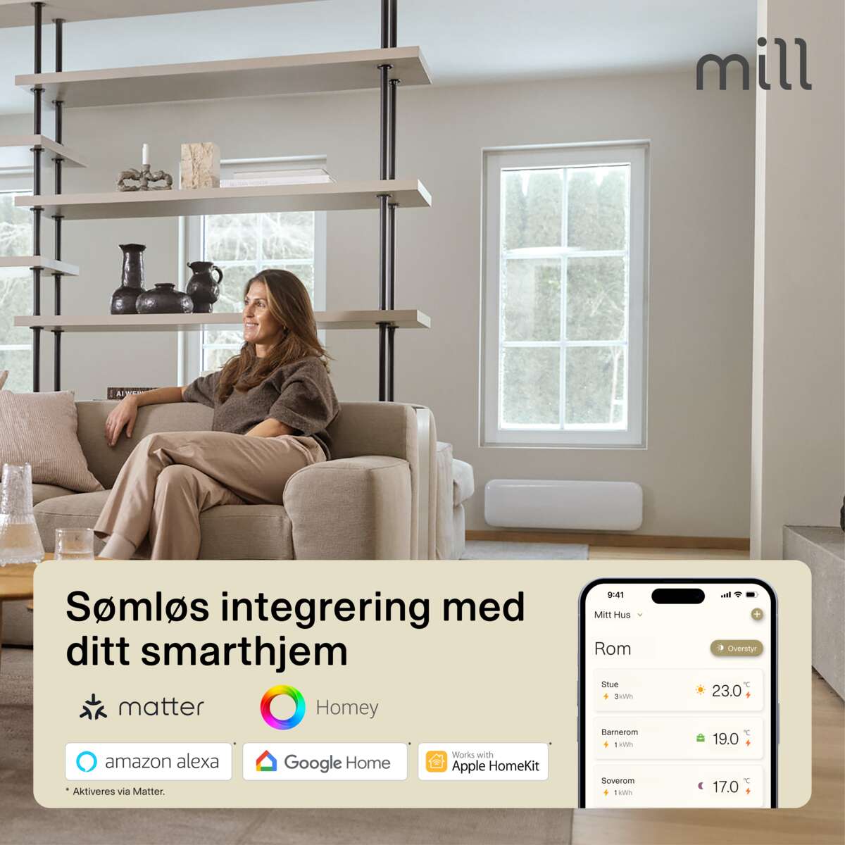 Mill Smart WiFi-plugg