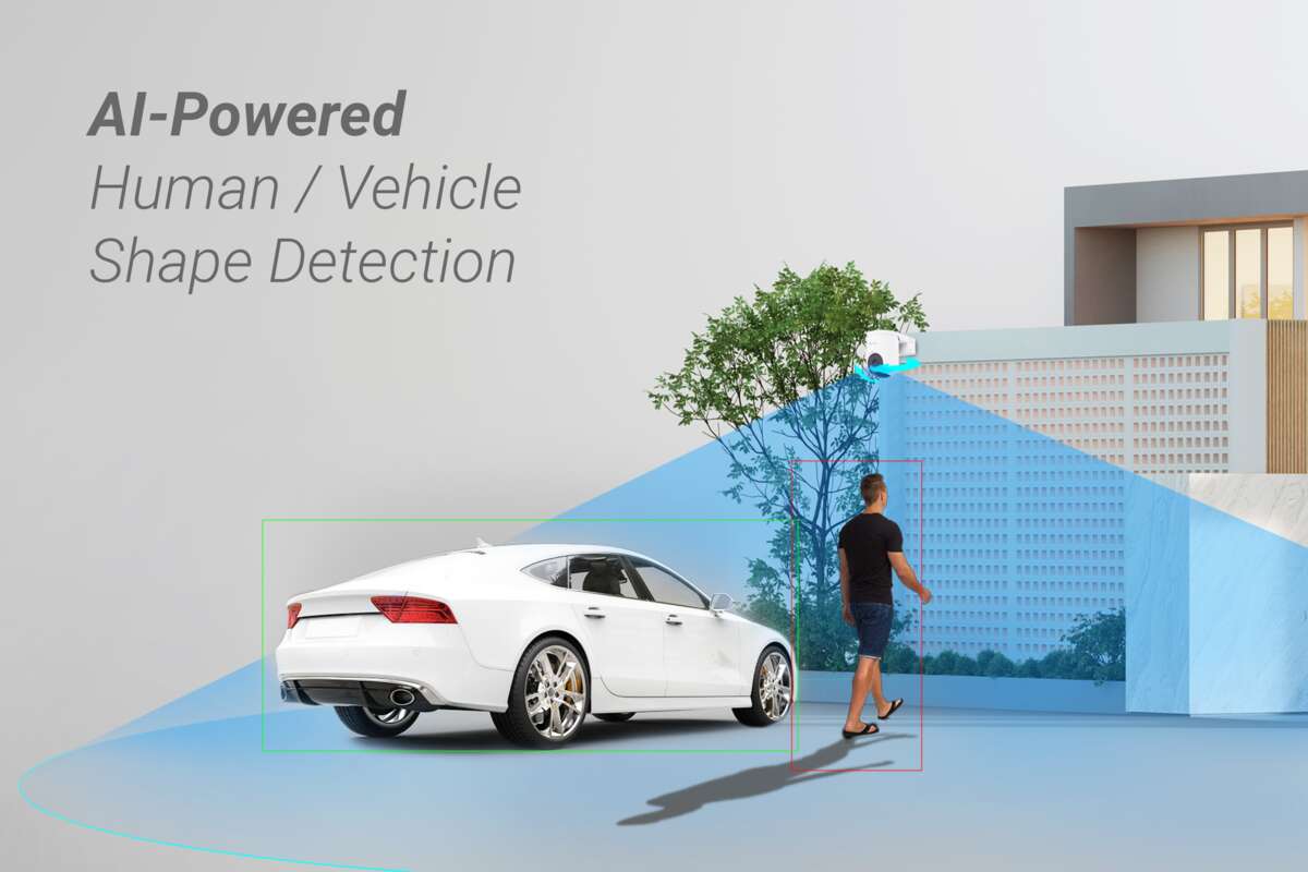 EZVIZ HB8Lite 2K batteridrevet Wi-Fi-kamera for panorering og tilt