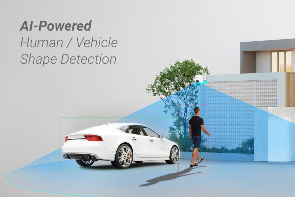 EZVIZ HB8Lite 2K batteridrevet Wi-Fi-kamera for panorering og tilt