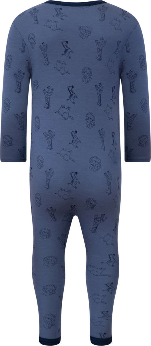 Okidoki merinoull/bambus nattdrakt baby