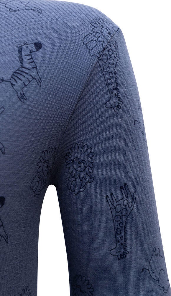 Okidoki merinoull/bambus nattdrakt baby