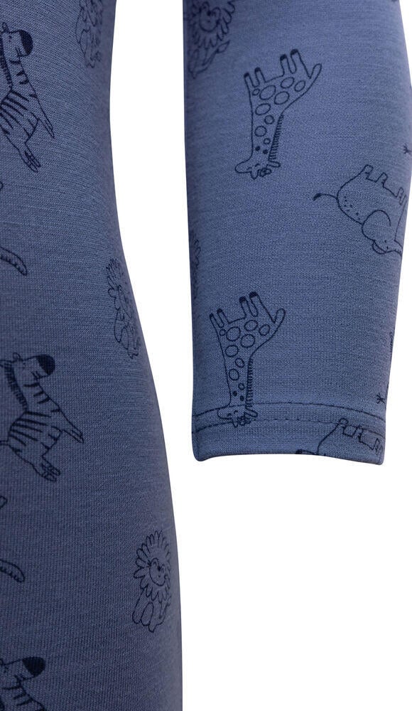 Okidoki merinoull/bambus nattdrakt baby