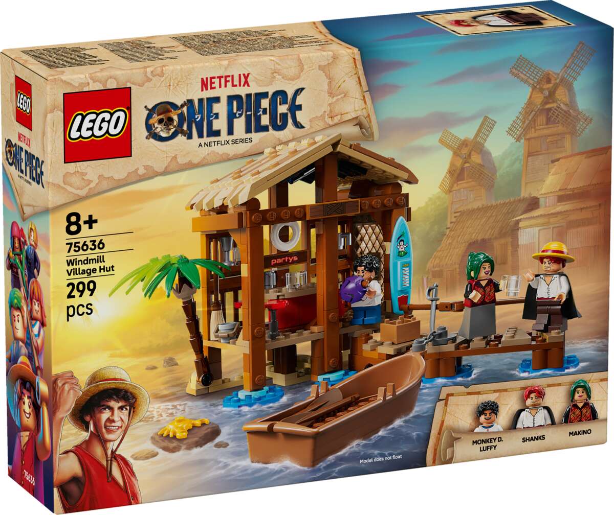 LEGO® ONE PIECE Hytte i Vindmøllebyen 75636