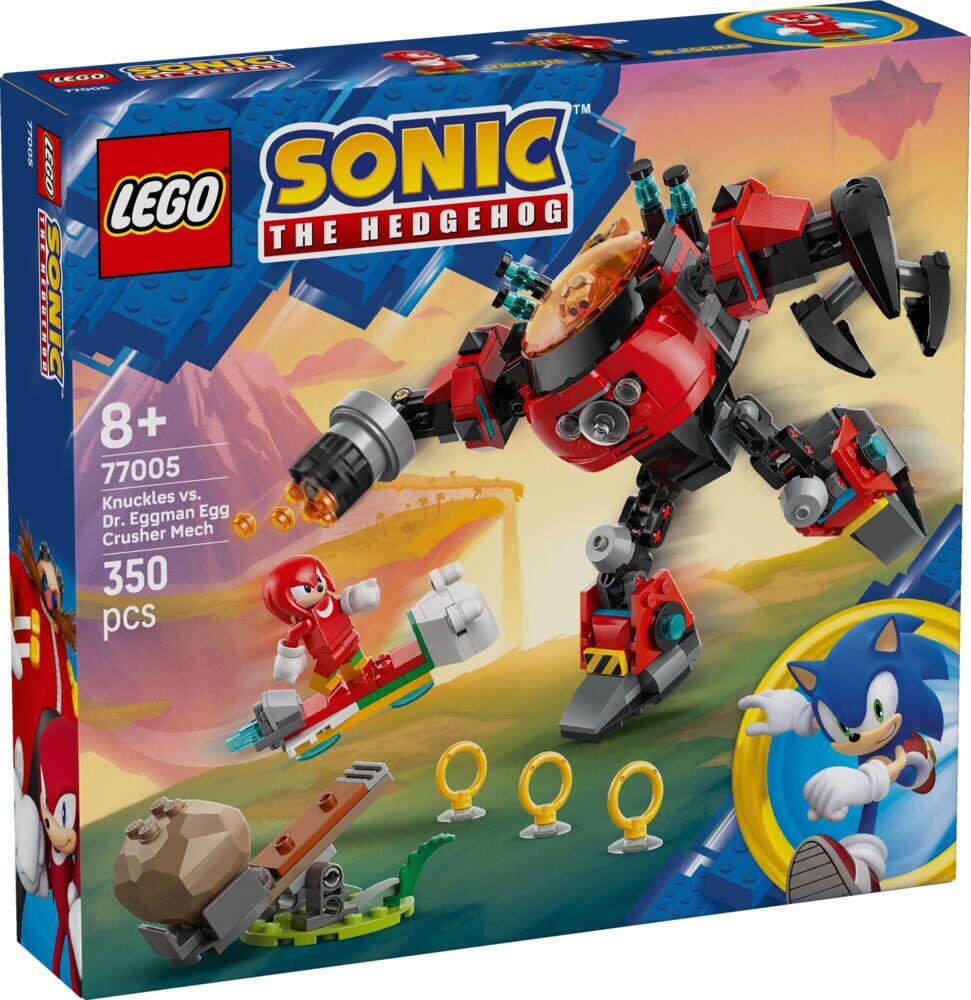 LEGO® Sonic the Hedgehog™ Knuckles mot Dr. Eggmans Egg Crusher-robot 77005