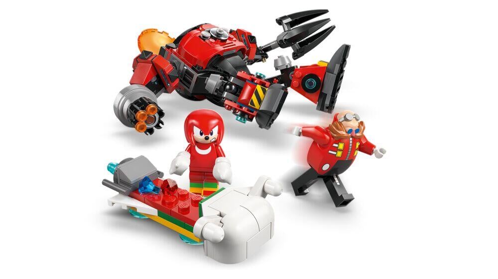 LEGO® Sonic the Hedgehog™ Knuckles mot Dr. Eggmans Egg Crusher-robot 77005
