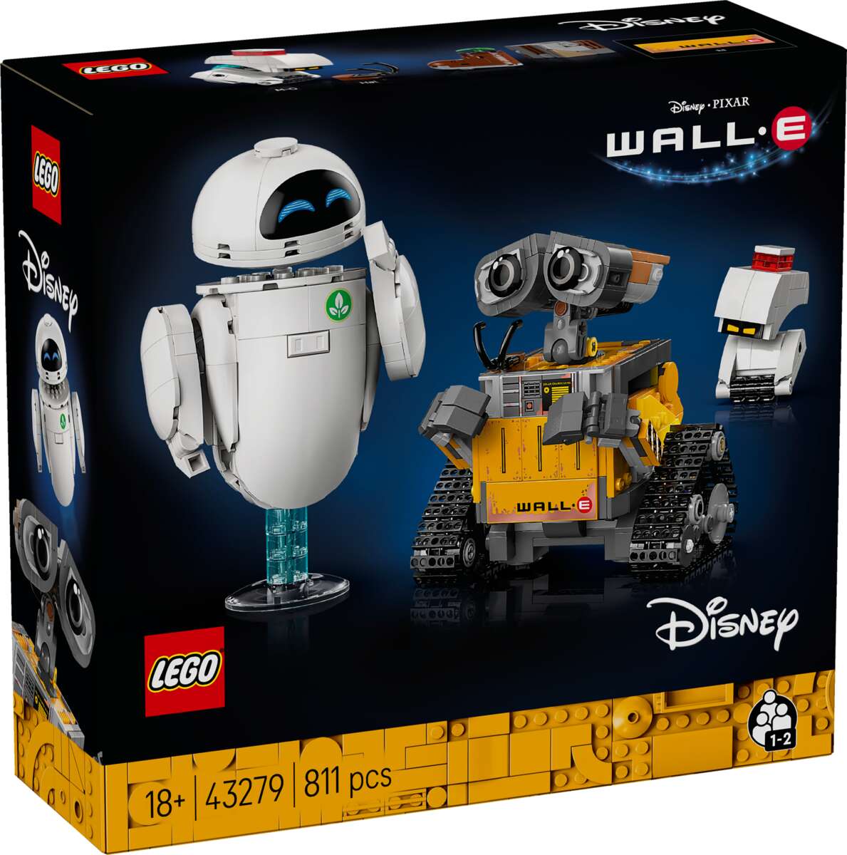LEGO® ǀ Disney og Pixar WALL-E og EVE 43279