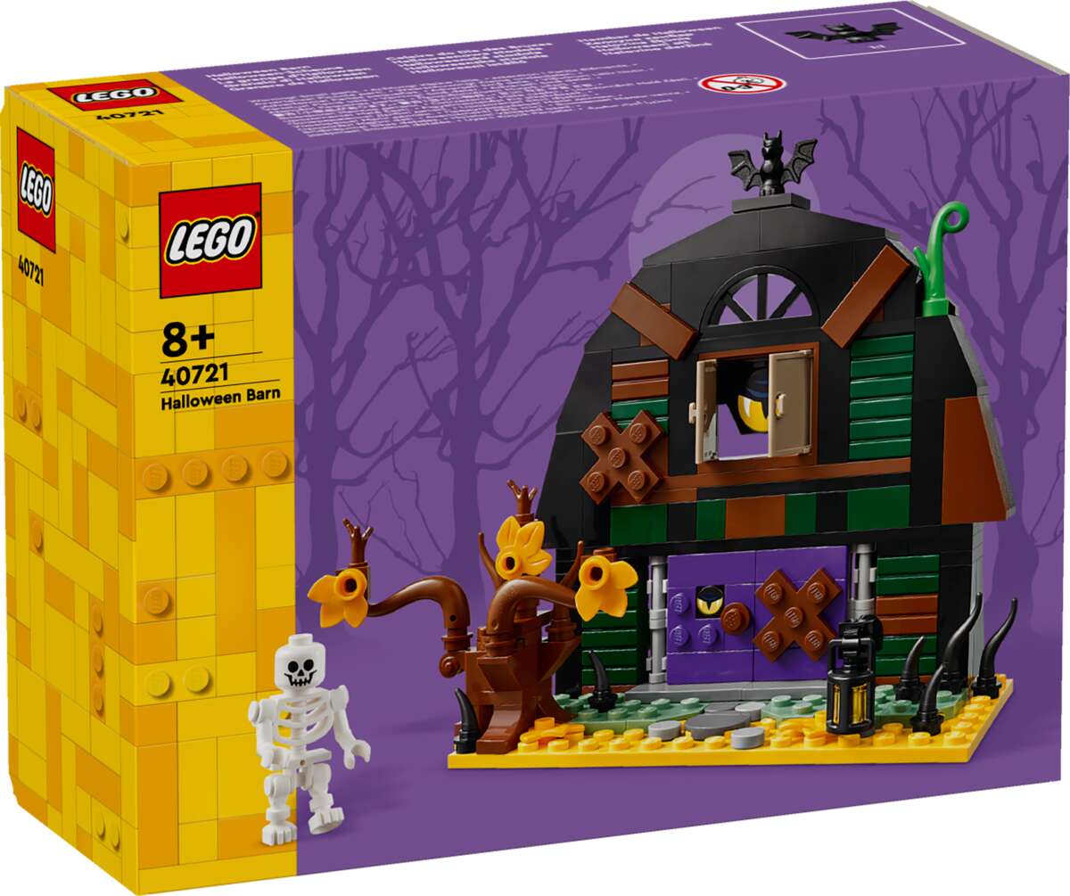 LEGO® Halloween-dekorert låve 40721