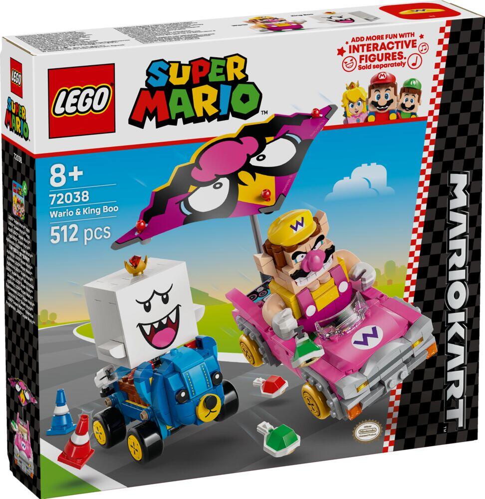 LEGO® Super Mario™: Mario Kart™ – Wario og King Boo 72038