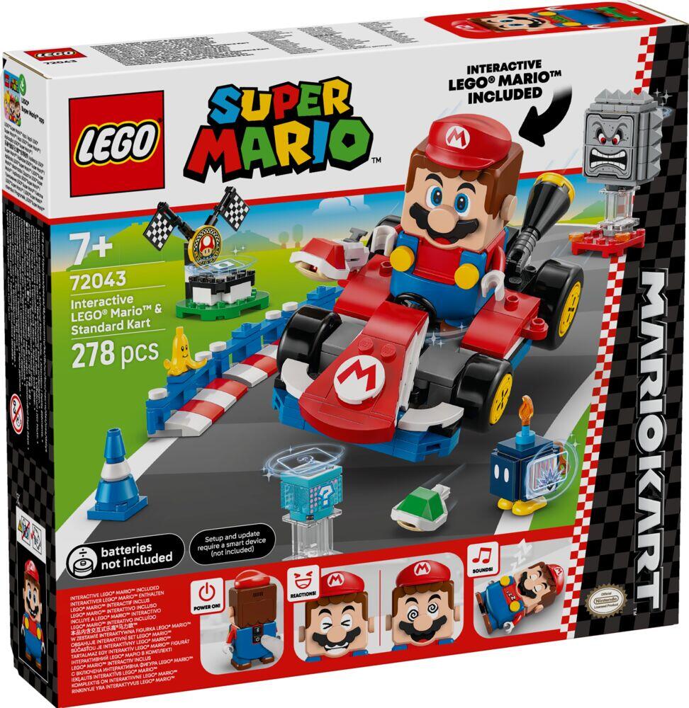 LEGO® Super Mario™: Mario Kart™ – interaktiv LEGO® Mario™ og Standard Kart 72043