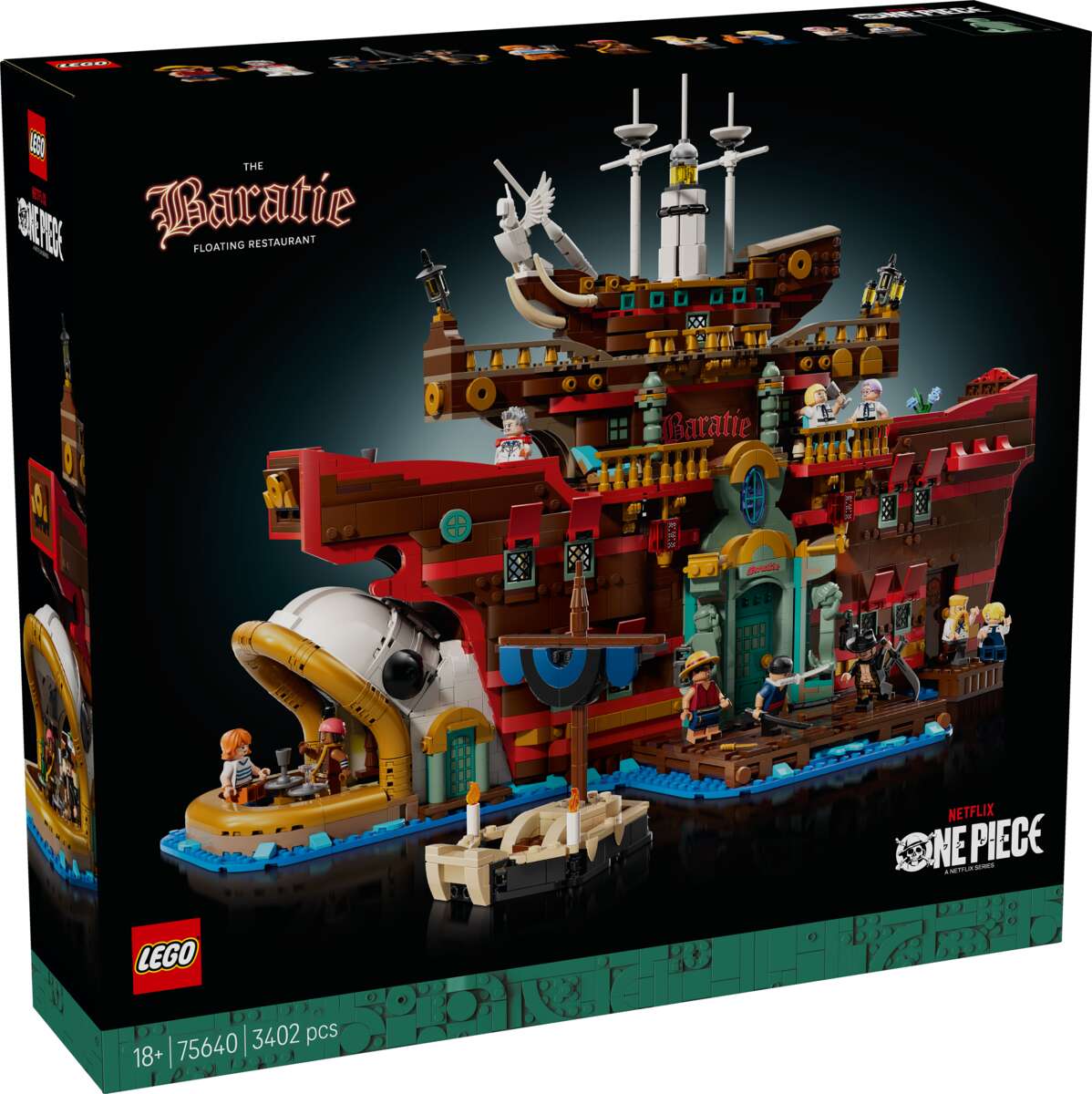 LEGO® ONE PIECE Baratie, den flytende restauranten 75640