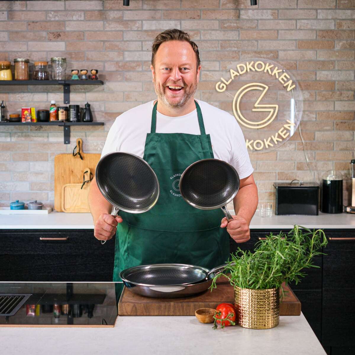 Gladkokken hybrid stekepanne