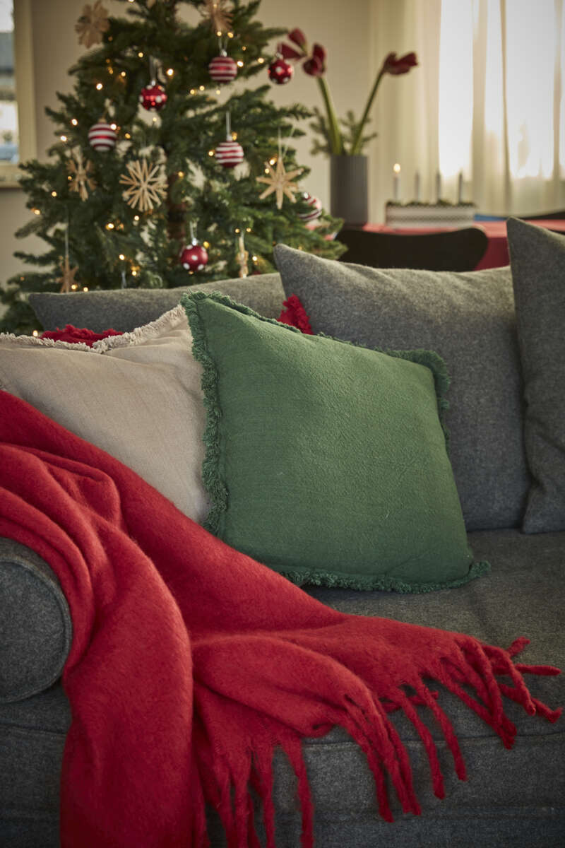 Noble House pledd med frynser