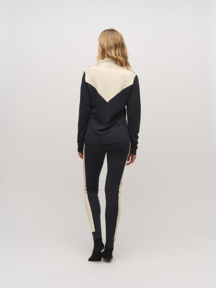 Skogstad Tindefjell half-zip i merinoull blanding dame