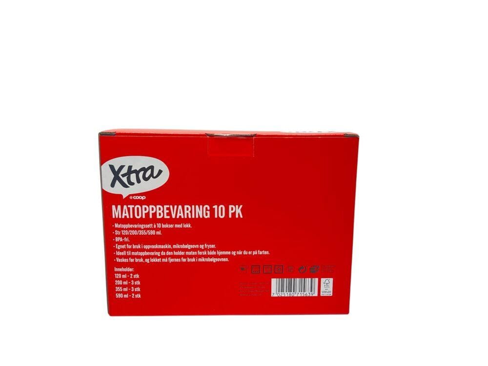 Xtra matoppbevaring 10pk