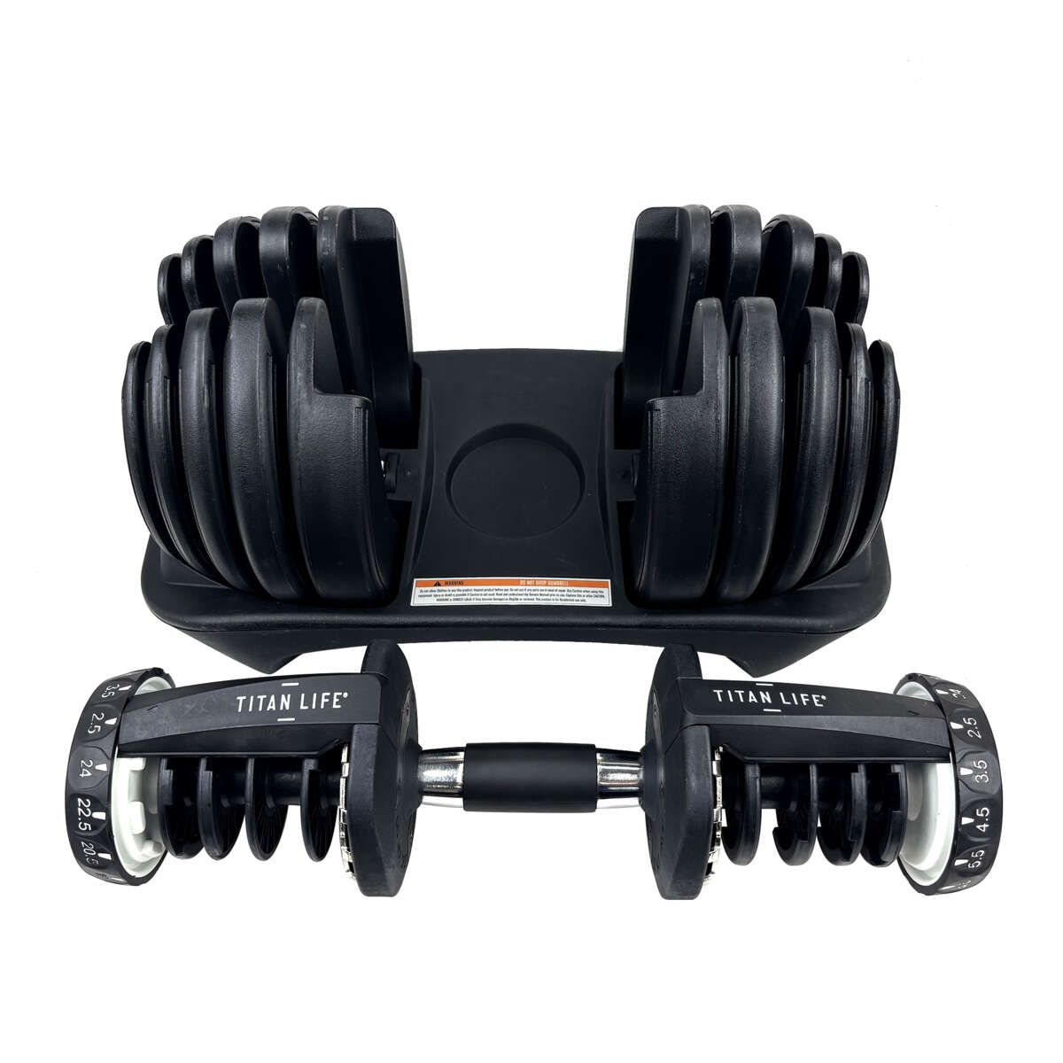 TITAN LIFE justerbar manual 2-24 kg