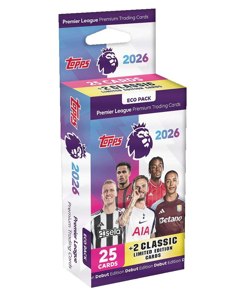 Topps Match Attax UEFA Premier League 2026 startpakke samlekort