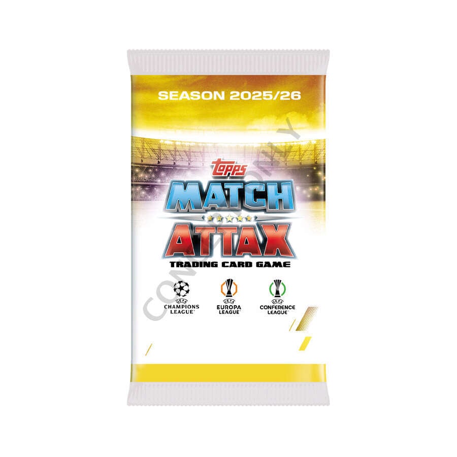 Topps Match Attax UEFA Champions League 25/26 startpakke samlekort