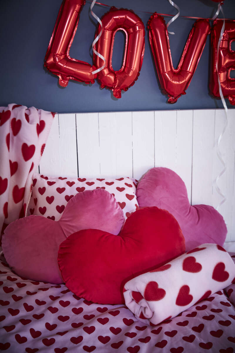 Pyntepute Valentine hjerteformet