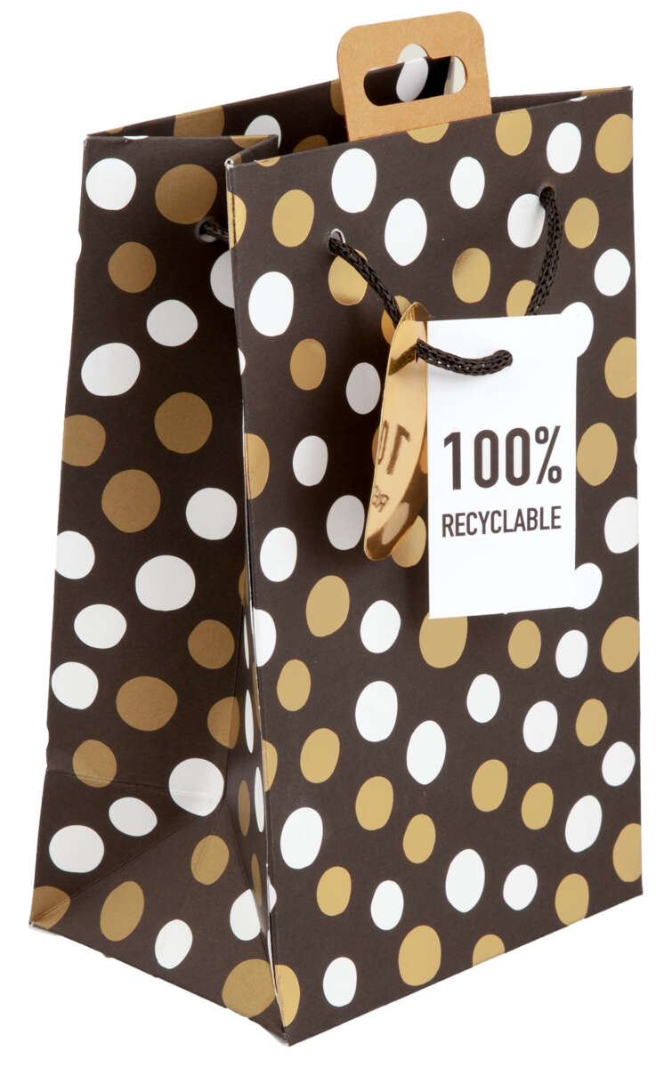 Gavepose liten Sorte prikker