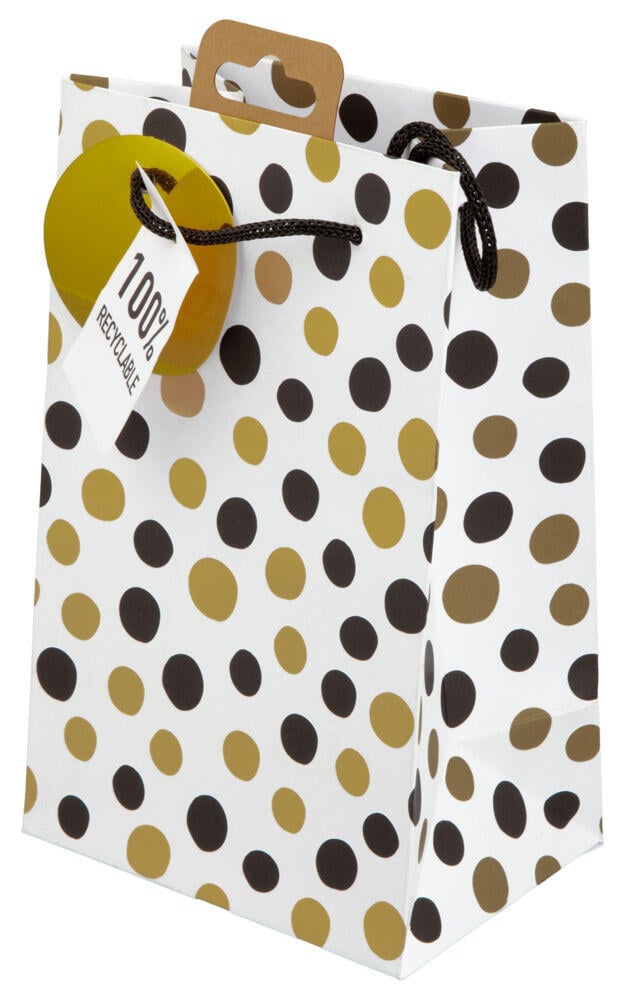 Gavepose liten Hvite sirkler