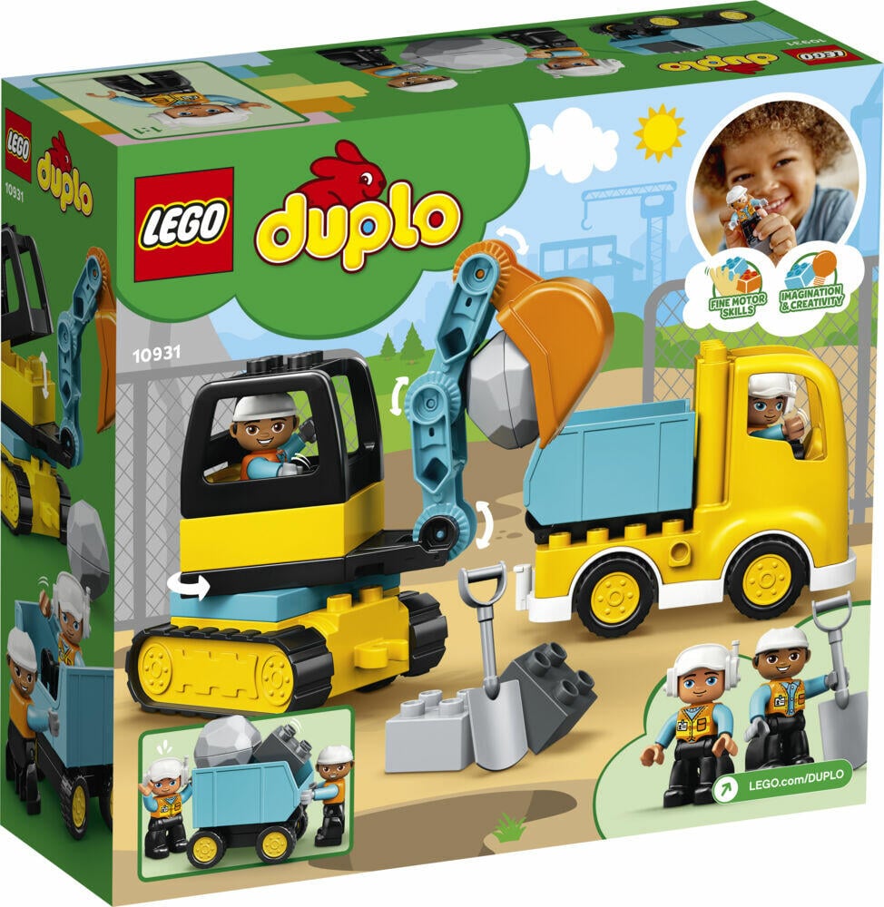 LEGO® DUPLO® Town 10931 Lastebil og beltegravemaskin