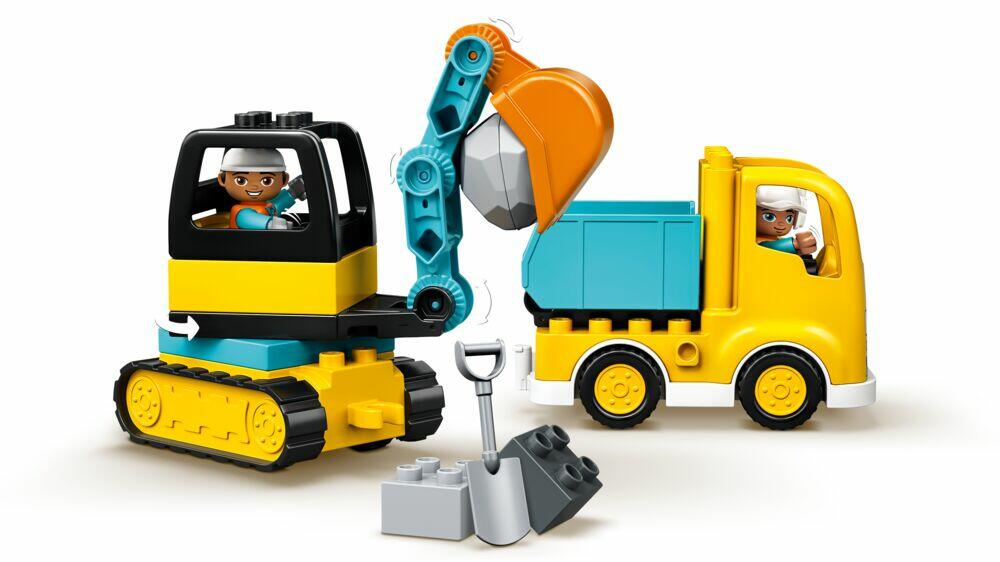 LEGO® DUPLO® Town 10931 Lastebil og beltegravemaskin