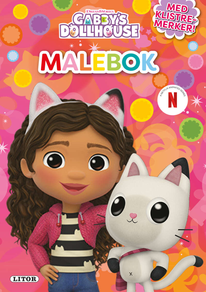 Gabby`s dukkehus malebok