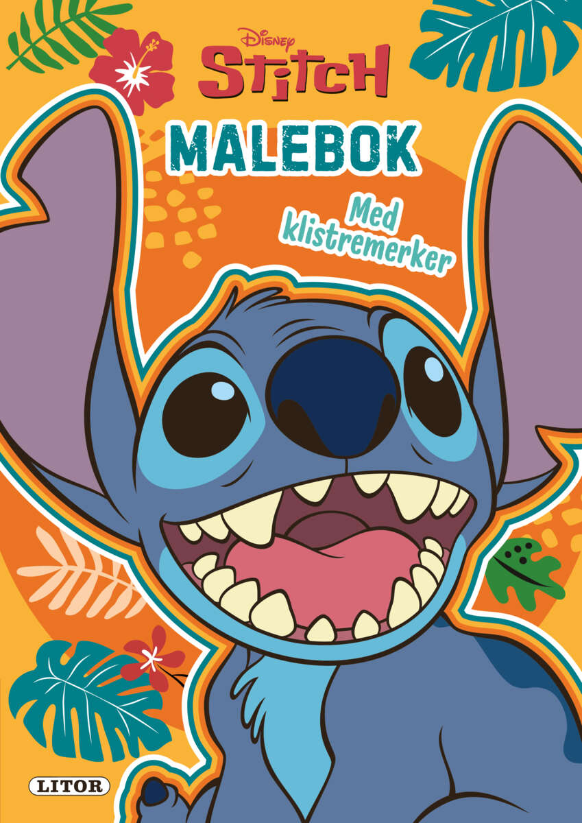 Disney Stitch malebok med klistremerker