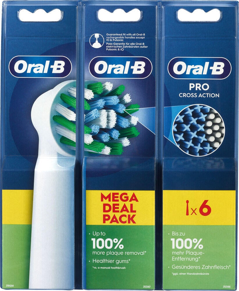 Oral-B™ Cross Action 2+2+2 refillbørster