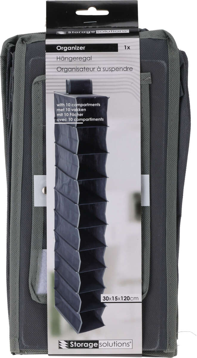 Skoorganisator til garderobe 10 rom