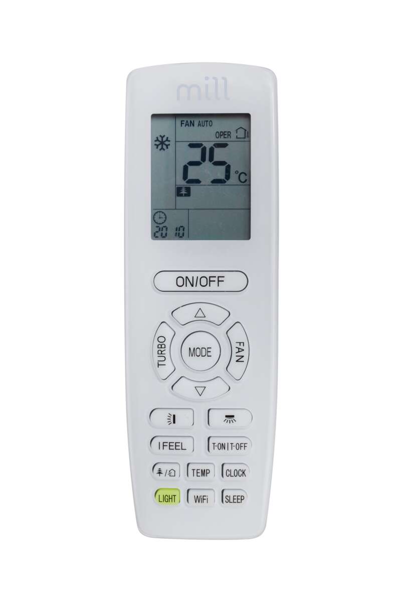Mill Calm WiFi varmepumpe 3800W, ferdig montert