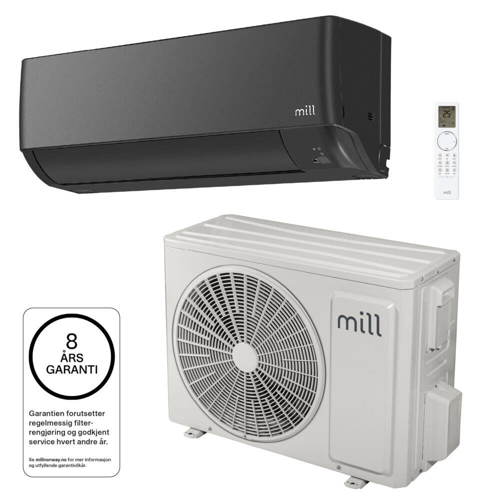 Mill Compact Pro WiFi varmepumpe 5200W, ferdig montert