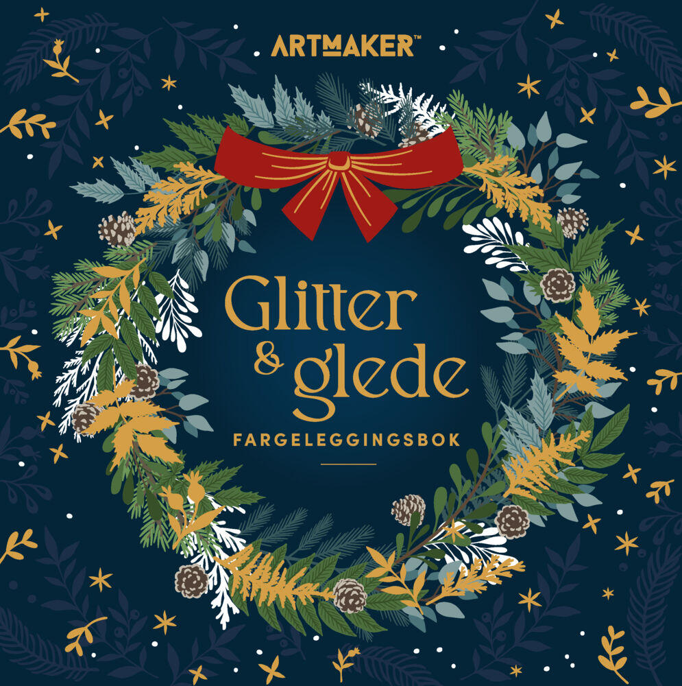Glitter & Glede: Fargeleggingsbok