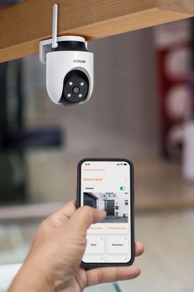 Osram Smart+ WiFi 360 sikkerhetskamera
