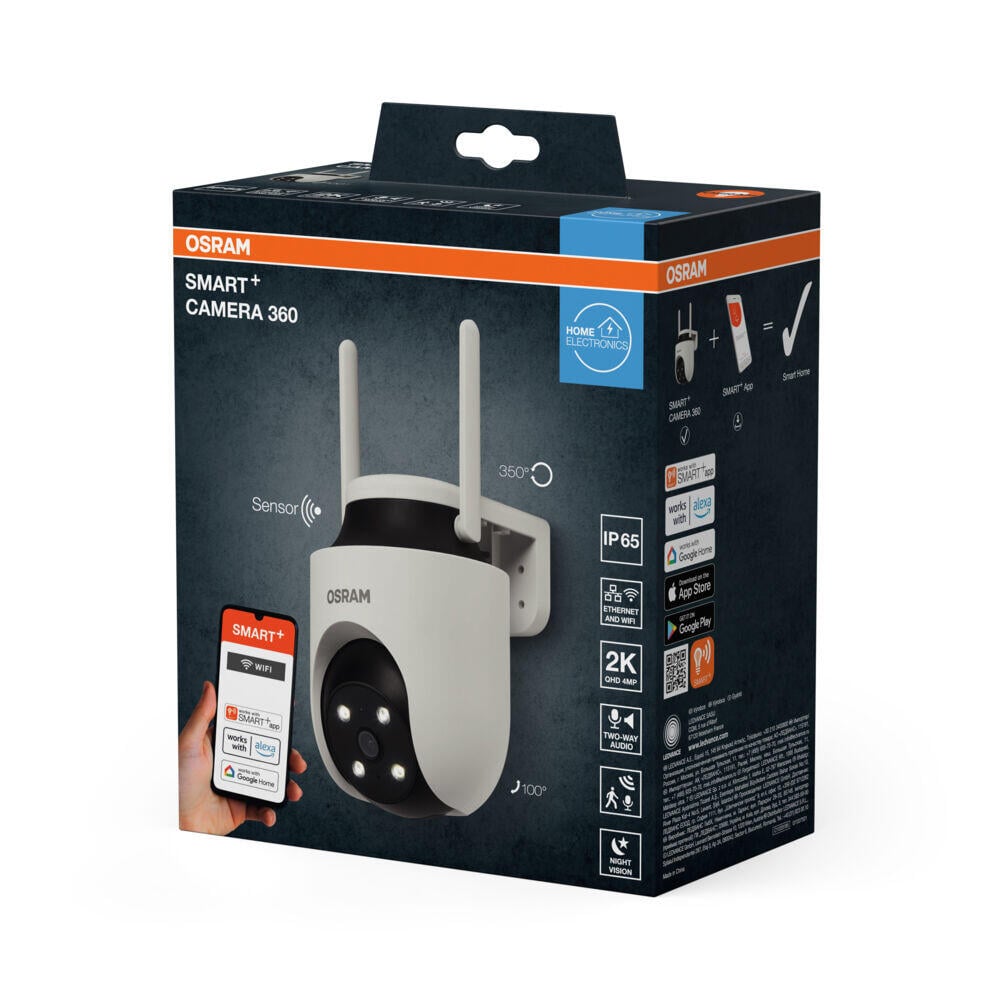Osram Smart+ WiFi 360 sikkerhetskamera