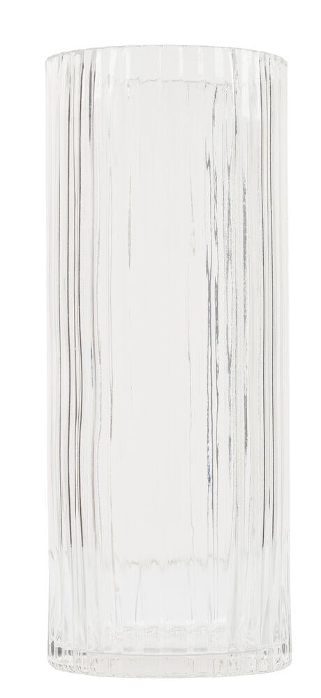 Rille glassvase