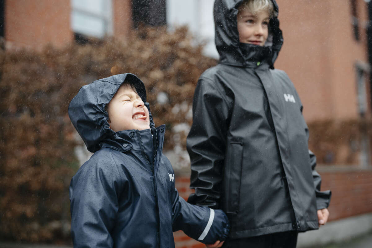 Helly Hansen Bergen 2.0 PU fleecefôret regnsett barn