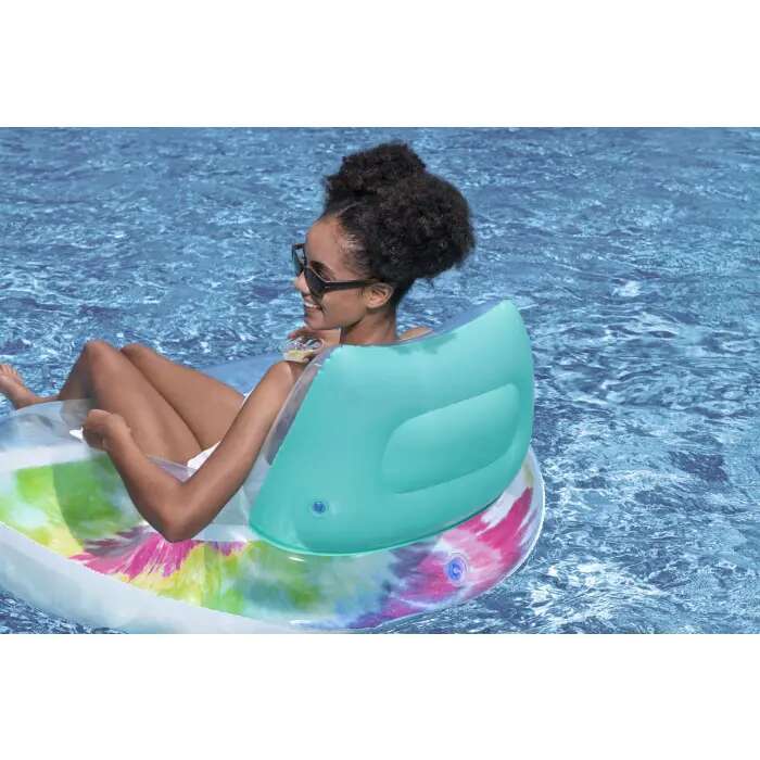 Bestway® Tie Dye Deluxe Swim Tube loungestol