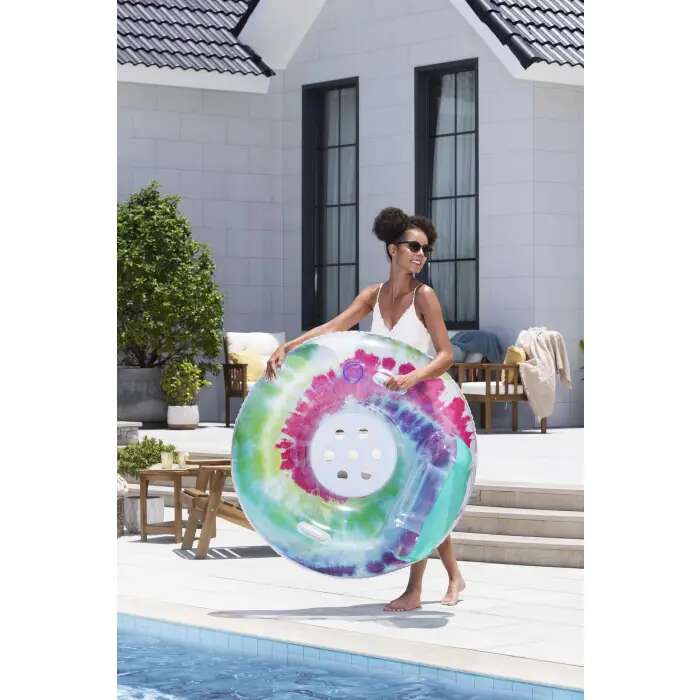 Bestway® Tie Dye Deluxe Swim Tube loungestol