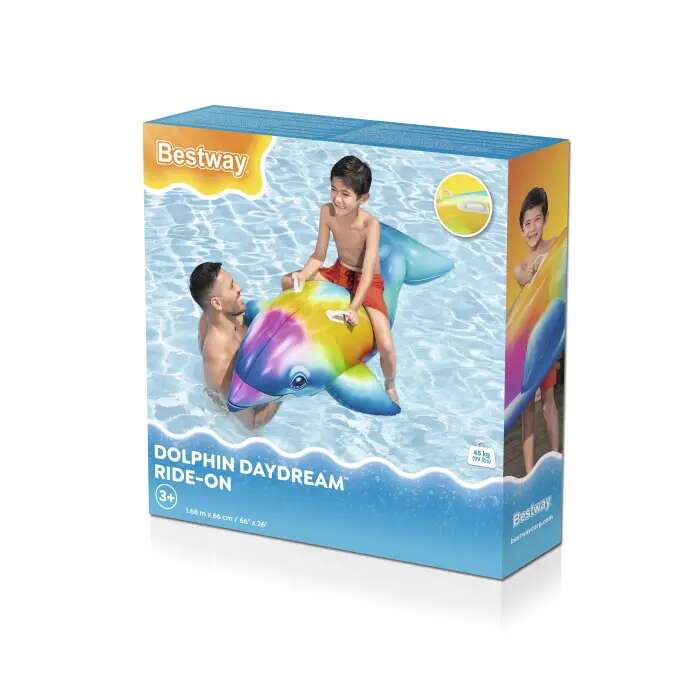 Bestway® Dolphin Daydream Ride-On badeleke