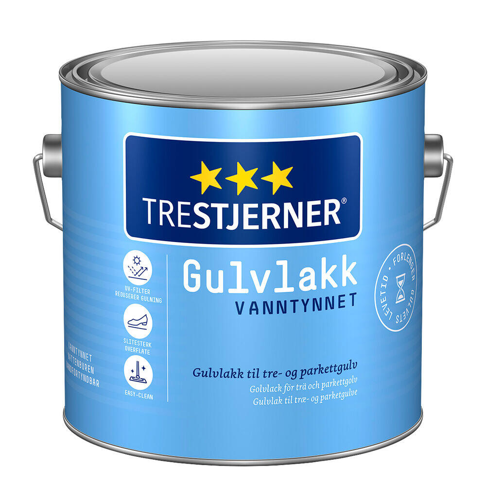 TreStjerner gulvlakk