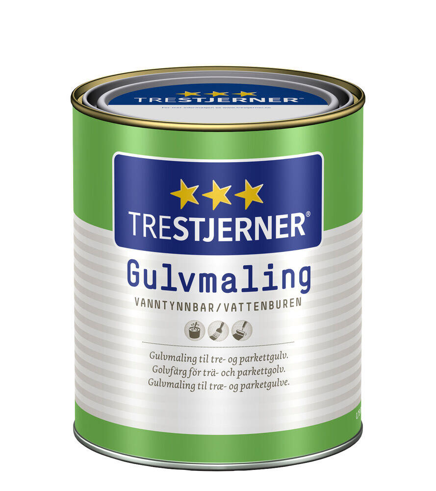TreStjerner 40/halvblank gulvmaling