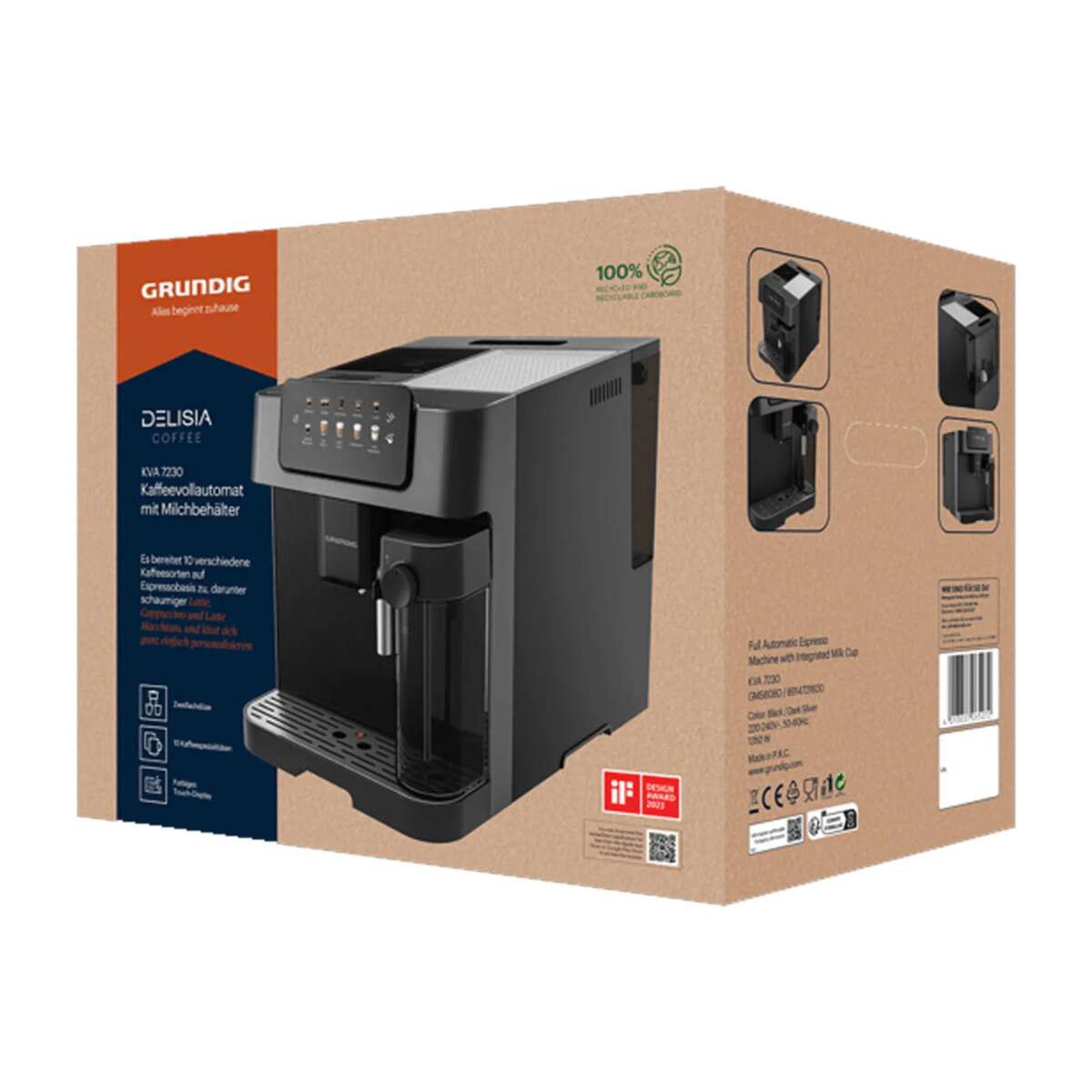Grundig KVA 7230 kaffemaskin