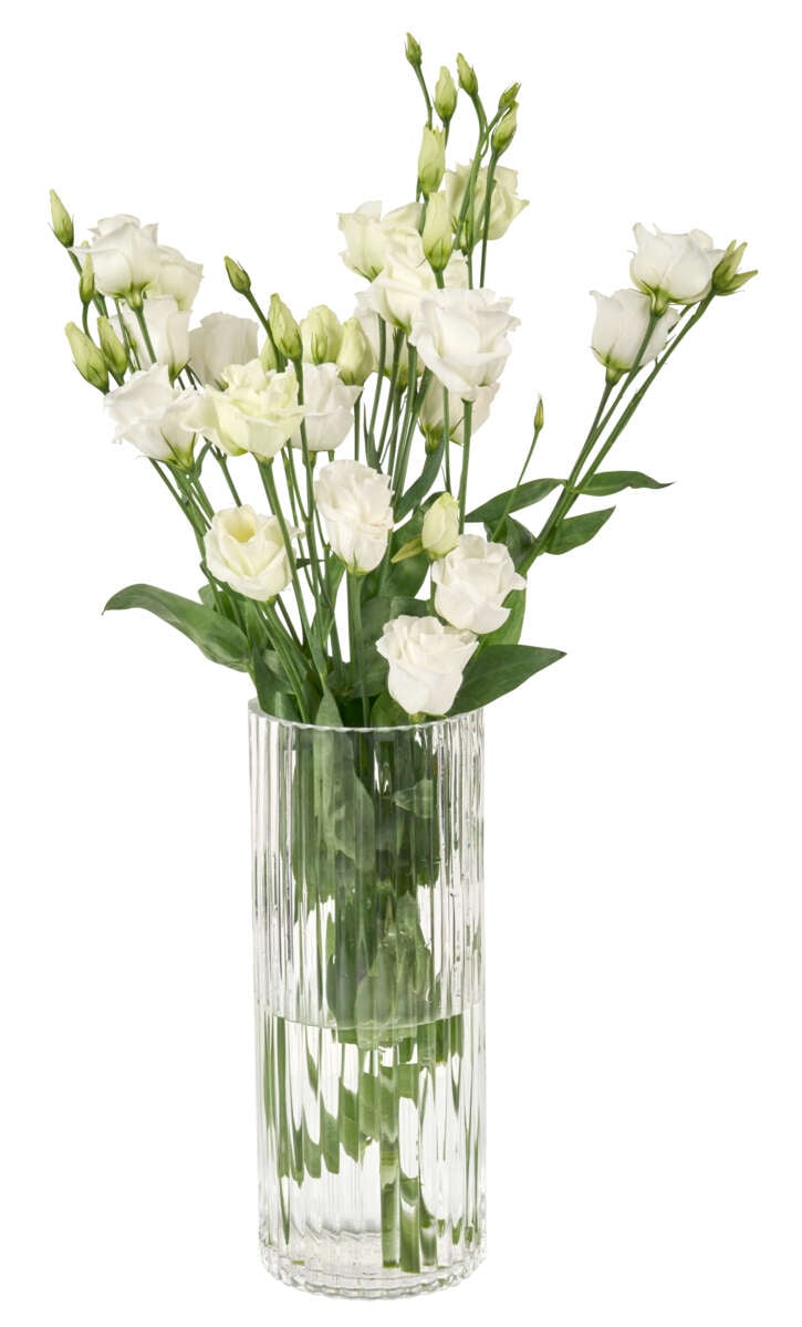 Rille glassvase