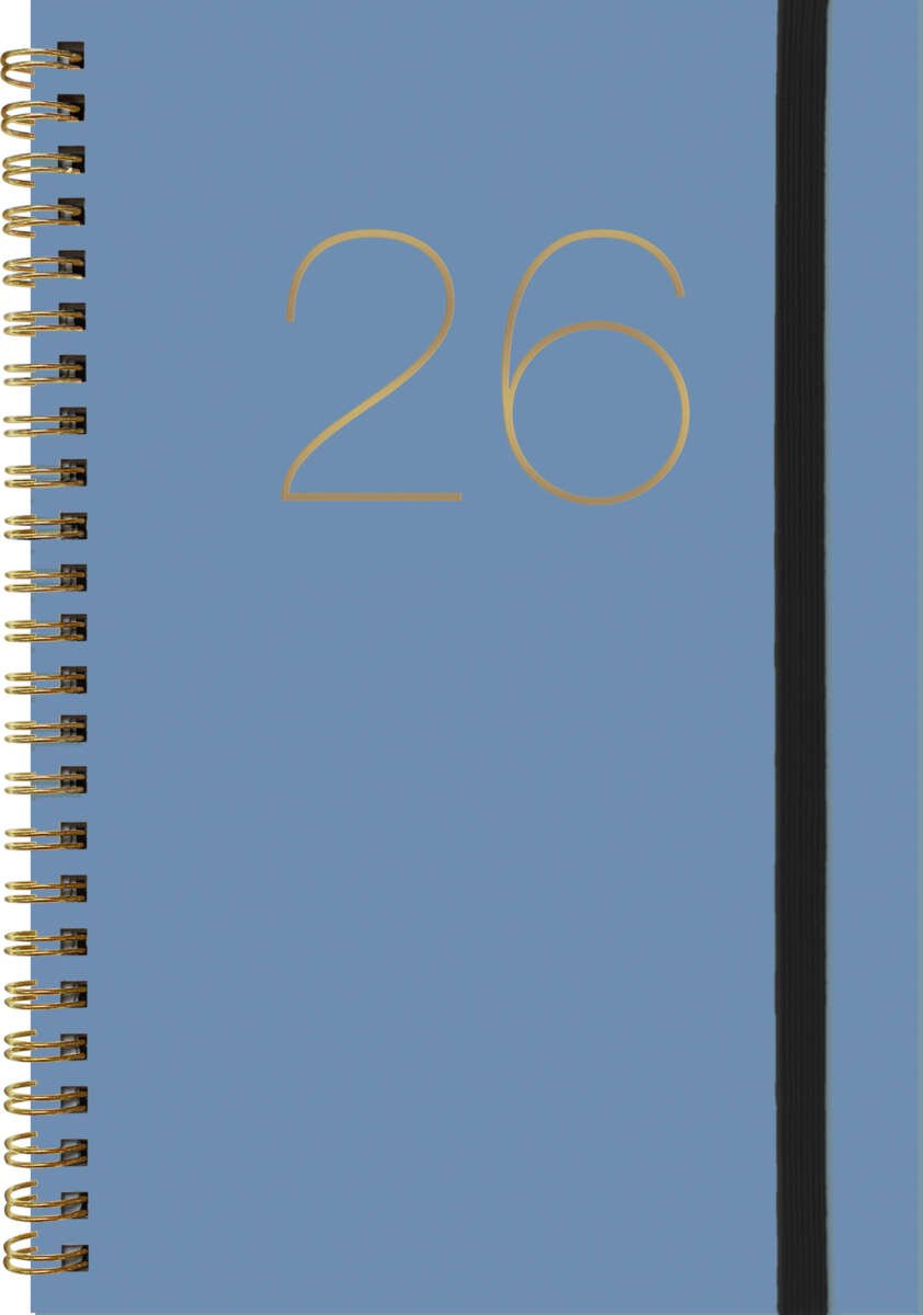 Almanakk 2026 A5 blå
