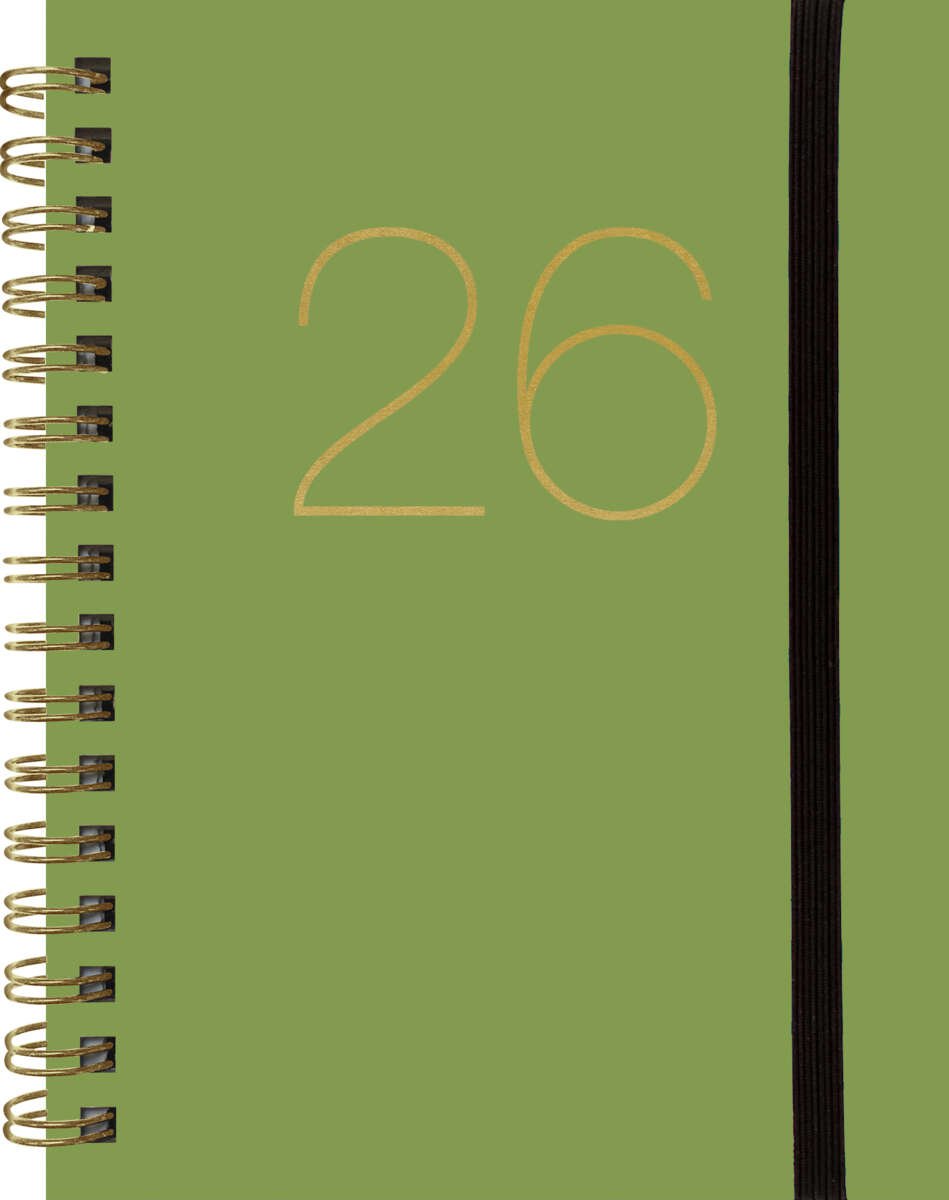 Almanakk 2026 A6 sort